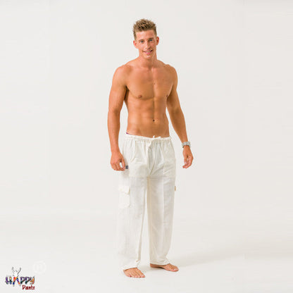 Milky Quartz  Cotton Pants - Happy Pants - 3
