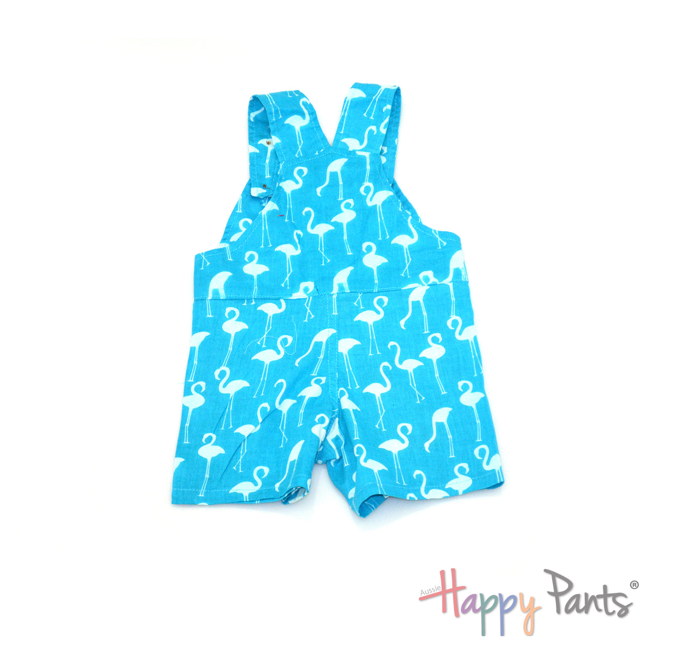 Cool Flamingo Short Overall for Girls